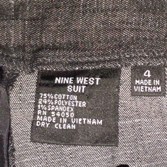 Nine West 2 Piece Black Suit - Picture 6 of 8